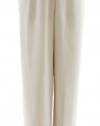 Eileen Fisher Pebble Silk Georgette Crepe Relaxed Straight Leg Pant 1X