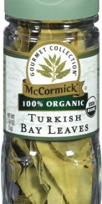 McCormick 100% Organic Bay Leaves, Turkish, 0.18-Ounce Unit