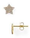 Give every look a perfect gold star with this pair of 18 karat gold vermeil earrings from Crislu, accented by delicate, hand cut cubic zicronia stones.