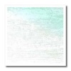 Abstract ocean wave aqua white art - 6x6 Iron On Heat Transfer For White Material