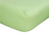 Trend Lab Flannel Crib Sheet, Sage Green