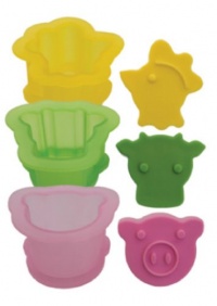 Tovolo Farmyard Ice Cream Sandwich Molds, Set of 3