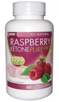 Raspberry Ketone Pure 100! No Fillers or Additives - Veggie Caps!