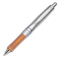 Pilot Grip Center of Gravity Retractable Ballpoint Pen, Medium Point, Orange Grip, Black Ink (36183)