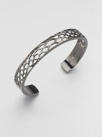 EXCLUSIVELY AT SAKS.COM From the Serpentine Collection. An exotic yet minimalist style featuring a open, snakeskin-inspired design. Black rhodium-plated sterling silverSlip-on styleImported 