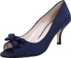 Caparros Women's Violetta Peep-Toe Pump,Blue,7 M US