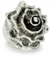 Lucky Brand Villa La Scale Rings Silver-Tone Spiky Swirl Ring, Size 7