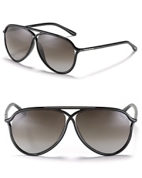 New from Tom Ford! The classic navigators get a modern twist with a crossover silhouette.