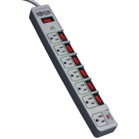 TRIPP LITE TLP76MSG Eco Green Switched 7 Outlet Conserve Energy Surge Protector