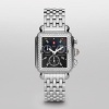 MICHELE Deco Diamond, Black Diamond Dial Watch