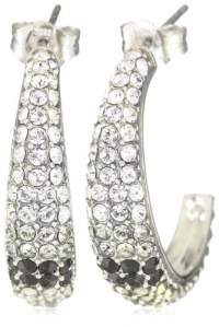 Judith Jack Graduate Sterling Silver Ombre Hoop Earrings