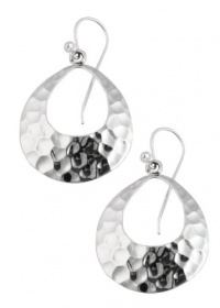 Barse Hammered Silver Earrings