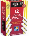 Sargent Art 66-2012 12-Count White Dustless Chalk