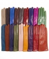 Women's Italian Cashmere Lined Leather Gloves By Fratelli Orsini Everyday (17 colors)