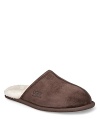 Love your feet with this super-comfy suede slipper with UGG's signature fleece lining.