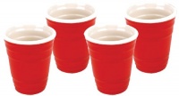 Big Mouth Toys Red Cup Shots, Set of 4