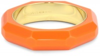 Kate Spade New York Triple Threat Faceted Orange Bangle Bracelet