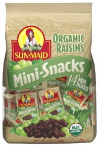 Sun Maid California Organic Raisins, 7-Ounce (Pack of 6)