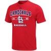 MLB Majestic St. Louis Cardinals Past Time Original T-Shirt - Red