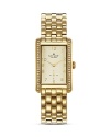 Just the ticket. This kate spade new york watch takes its cues from the jewel box, crafted of glossy gold plate with crystal accents.