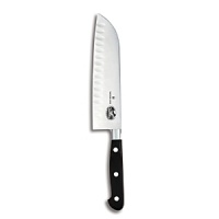 Handcrafted in Soligin, Germany, the santoku knife is hot dropped forged from a single piece of high-carbon stainless steel and ice tempered for optimum sharpness and edge retention. A perfect tool for the kitchen that will last a lifetime.