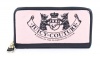 Juicy Couture Old School Scottie Bling Pink Zip Clutch Wallet