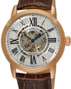 Stuhrling Original Men's 1077.3345K2 Classic Delphi Venezia Automatic Skeleton Brown Watch