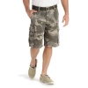 Lee Men's Big & Tall Belted Wyoming Printed Cargo Short