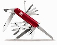 Victorinox Swiss Army Craftsman Pocket Knife (Red)