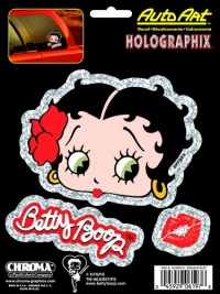 Betty Boop 6 x 8 Decal - Holographic