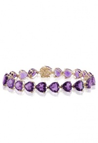 Effy Jewlery Yellow Gold Amethyst Bracelet, 30.60 TCW