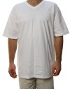 Quicksilver Men's Blank Slim V-neck MTI T-Shirt White