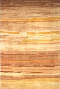 Area Rug 5x8 Rectangle Contemporary Sand Color - Momeni New Wave Rug from RugPal