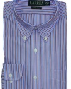 Lauren By Ralph Lauren Non Iron Multi Striped Dress Shirt