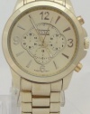 Mark Naimer Quartz XL Men Watch Chronograph-style Look Gold Metal Band