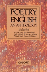 Poetry in English: An Anthology