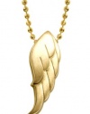 Alex Woo Little Faith 14k Yellow Gold Wing Pendant Necklace, 16