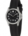 Victorinox Swiss Army Black Rubber Band Black Dial - Women's Watch 241367