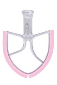 New Metro Design Beater Blade for 5-Quart KitchenAid Bowl Lift Mixers, Pink