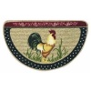 Bacova Guild 36984 Cock-a-DoOdle-Doo Berber Kitchen Slice Rug