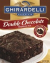 Ghirardelli Chocolate Brownie Mix, Double Chocolate, 18 Ounce Boxes (Pack of 12)