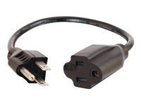 C2G / Cables to Go 29930 Outlet Saver 16 AWG Power Extension Cord (4 Feet, Black)