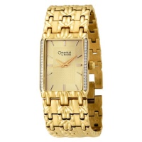 Caravelle by Bulova Men's 45A100 Crystal Bracelet Gold-Tone Watch