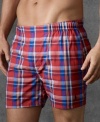 An essential three-pack of classic boxer shorts is crafted from soft woven cotton with Ralph Lauren's signature pony.