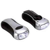 2pc Wind-Up Flashlight Set