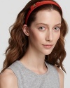 Every day is a good hair day with this Salvatore Ferragamo grosgrain headband.