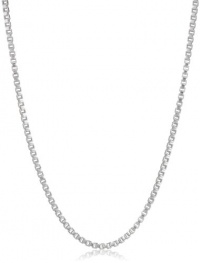 Sterling Silver 16, 20 and 30 Box Chain Necklace, Set of Three