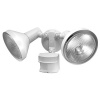 Heath Zenith SL-5318-BZ-E Motion-Sensing Shielded Wide-Angle Twin Security Light, Bronze