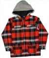 DC Shoes Boys Size (2-8) Matsumoto Plaid Flannel Shirt Jacket-Large