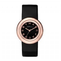 New MARC by MARC JACOBS MBM8558 Women's Rose Gold Tone Black Patent Leather Band Watch